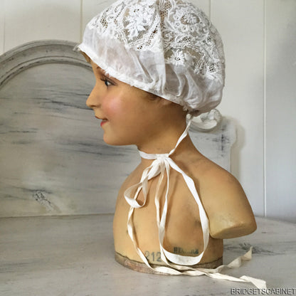 1900s French Wax Child Bust