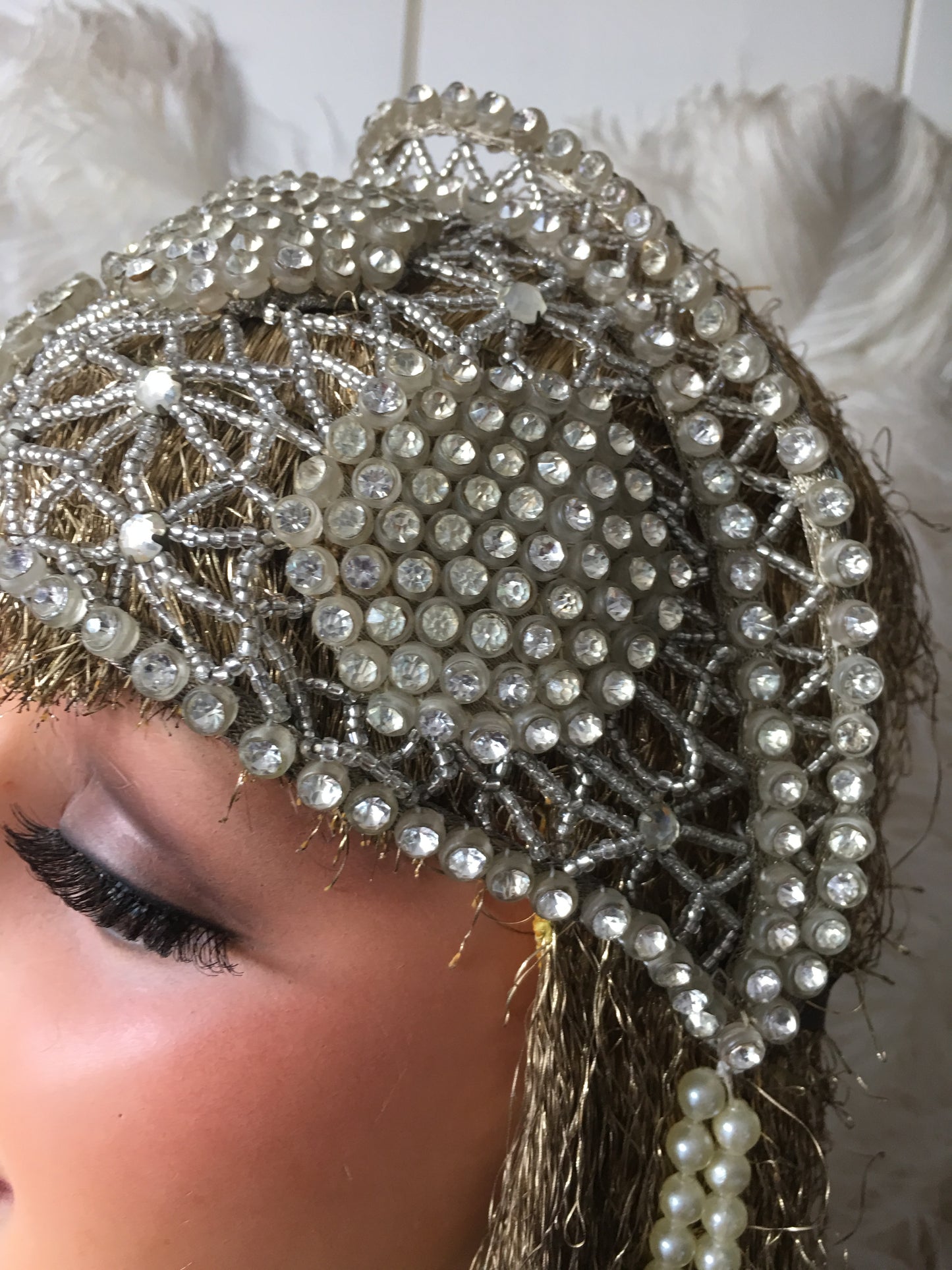 1920s Rhinestone Stage Headdress