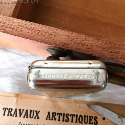 1880s French Cloutage Box Toy
