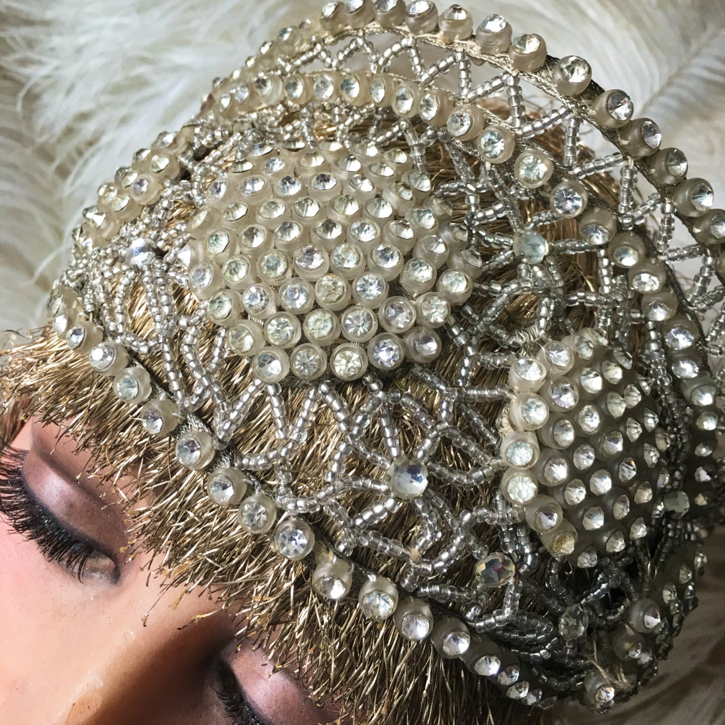 1920s Rhinestone Stage Headdress