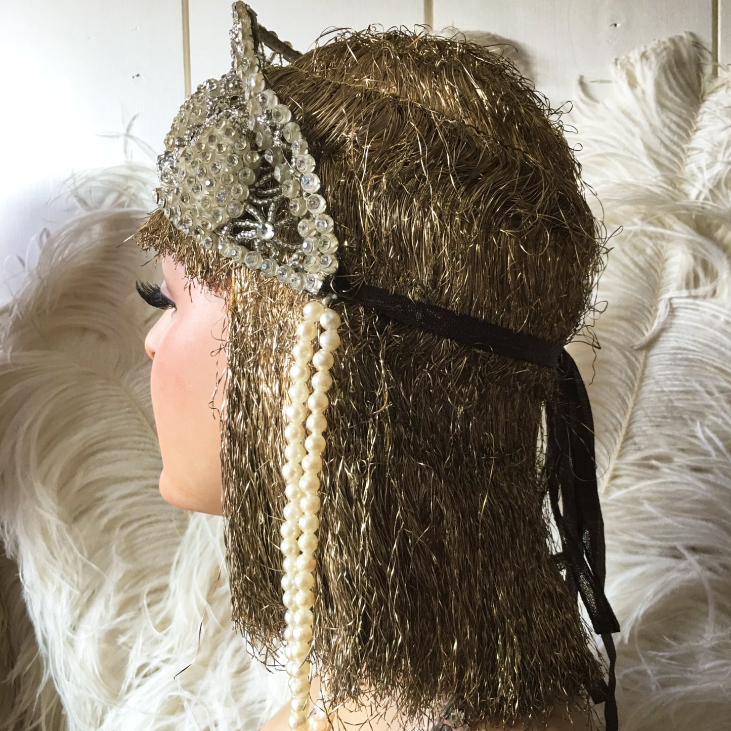 1920s Rhinestone Stage Headdress