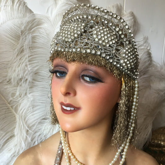 1920s Rhinestone Stage Headdress