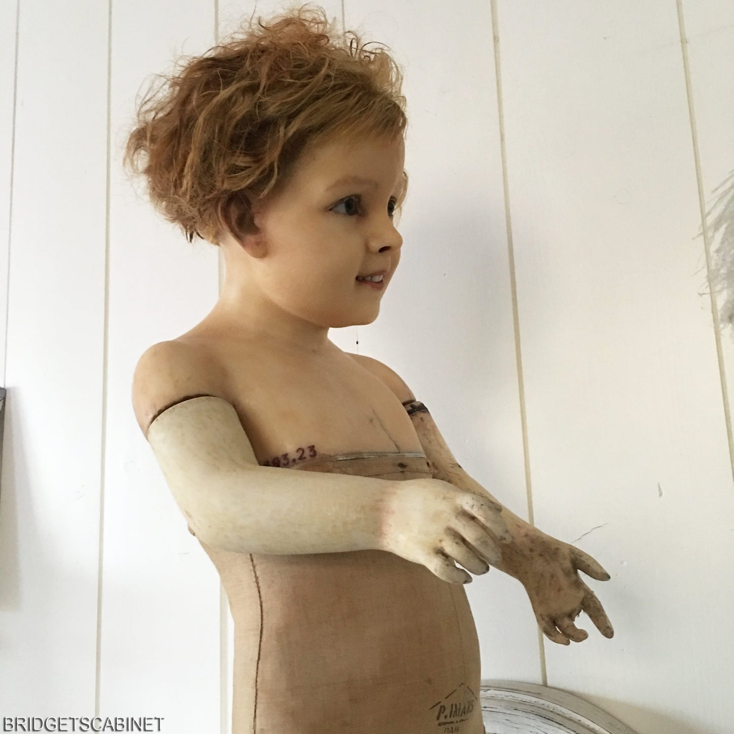 1900s Fll-Size Wax Mannequin P. Imans