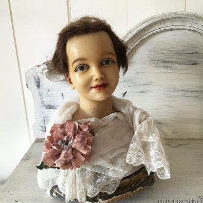 1900s Wax Child Head