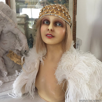 1910 Wax Bust Mannequin