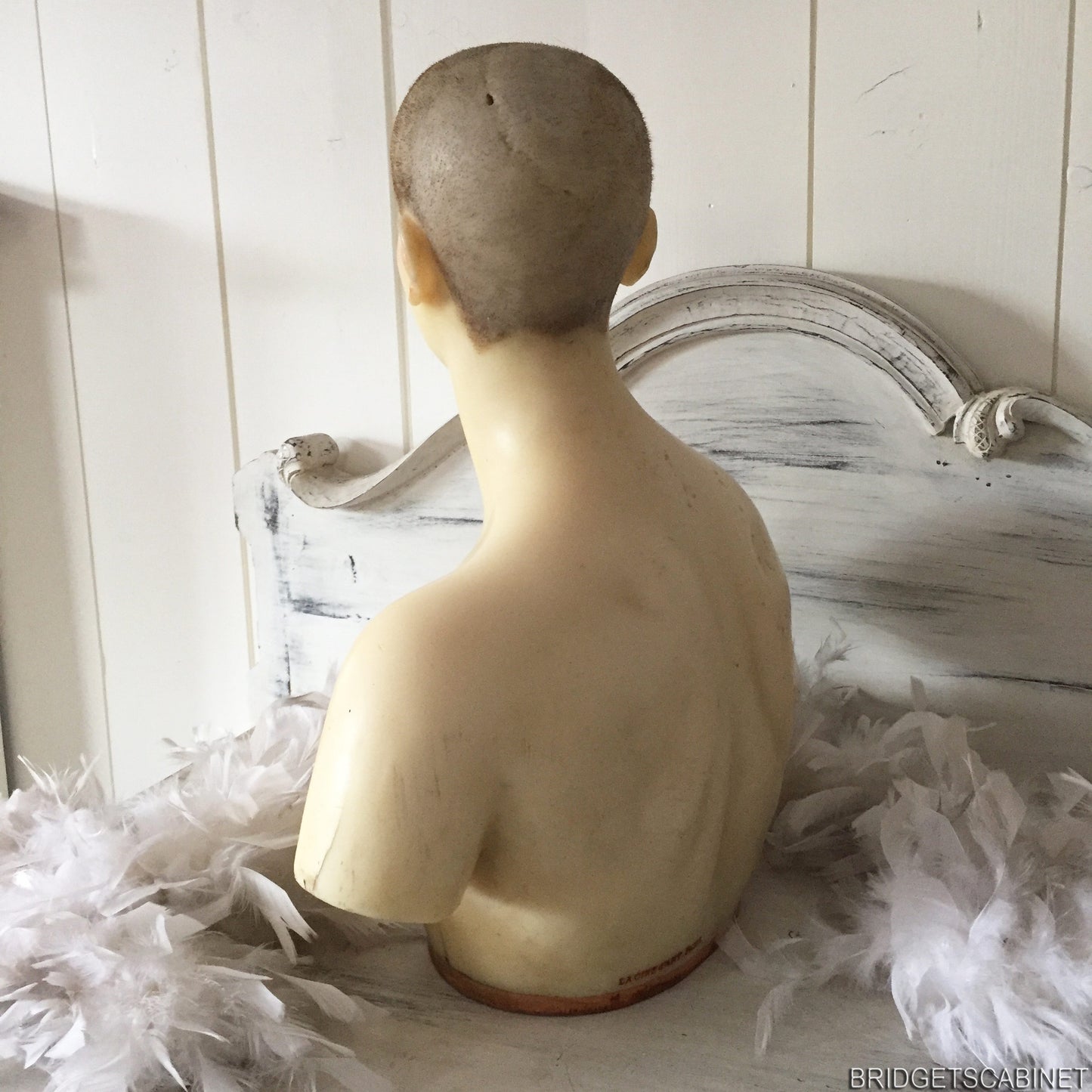Antique Wax Bust French