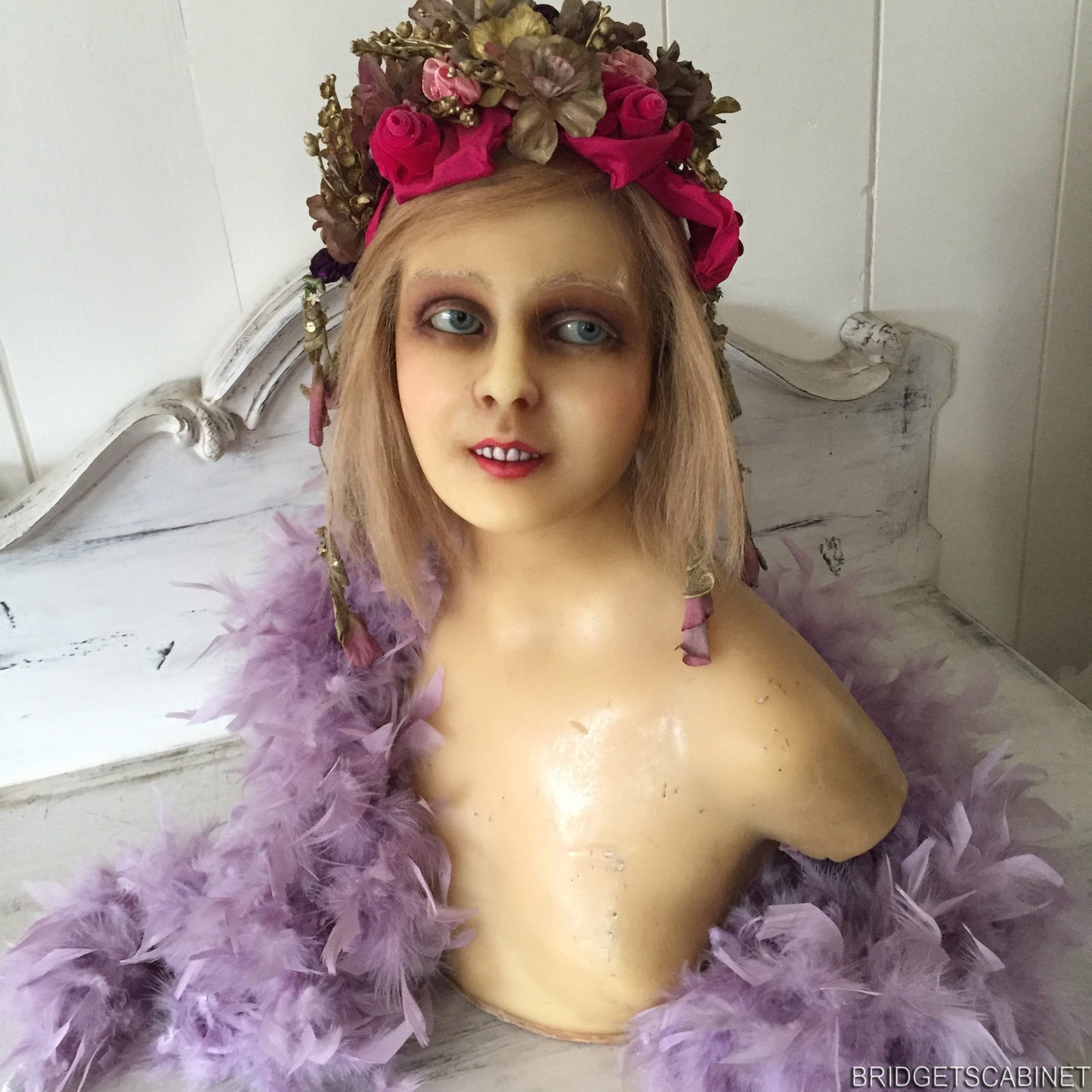 1910 Wax Bust Mannequin
