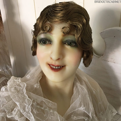 Antique Wax Bust French
