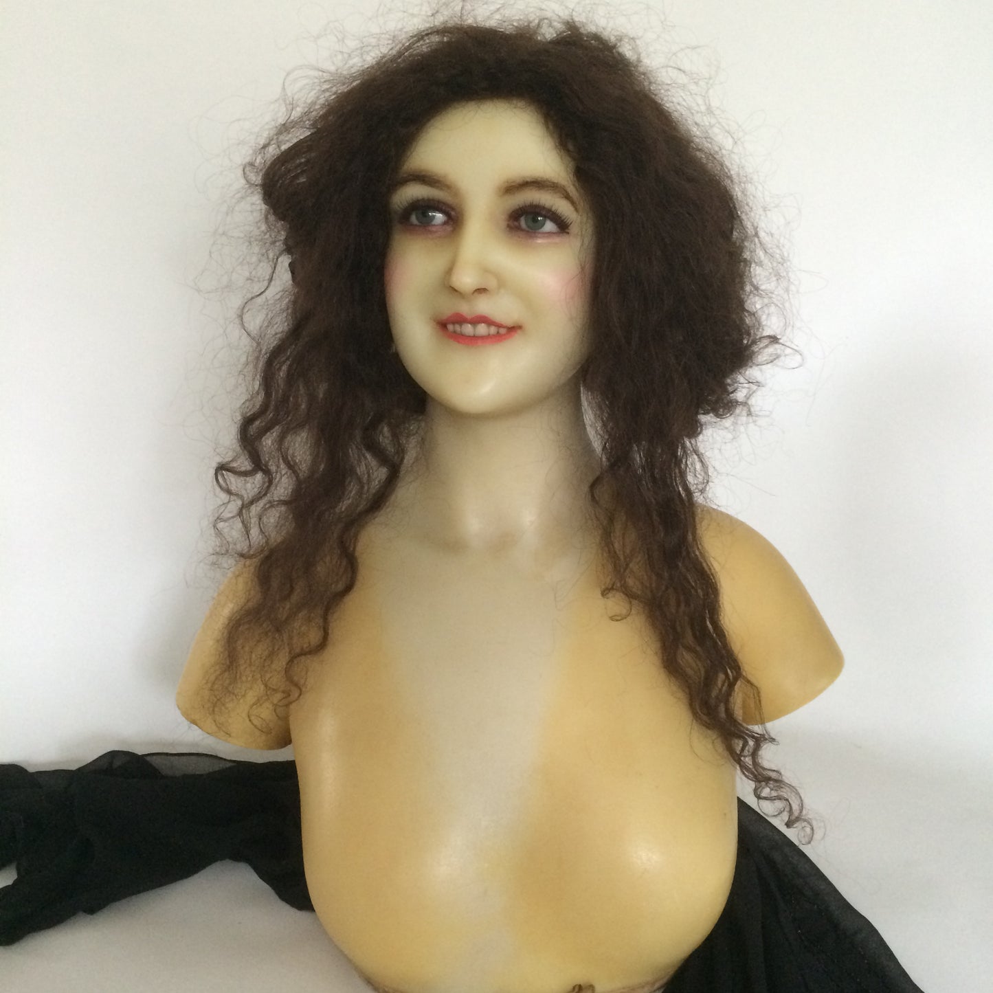 1920 P. Imans Wax Bust with Original Hair Jeanne