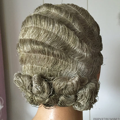 1920s Metal Bullion Flapper Wig