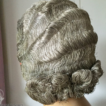 1920s Metal Bullion Flapper Wig