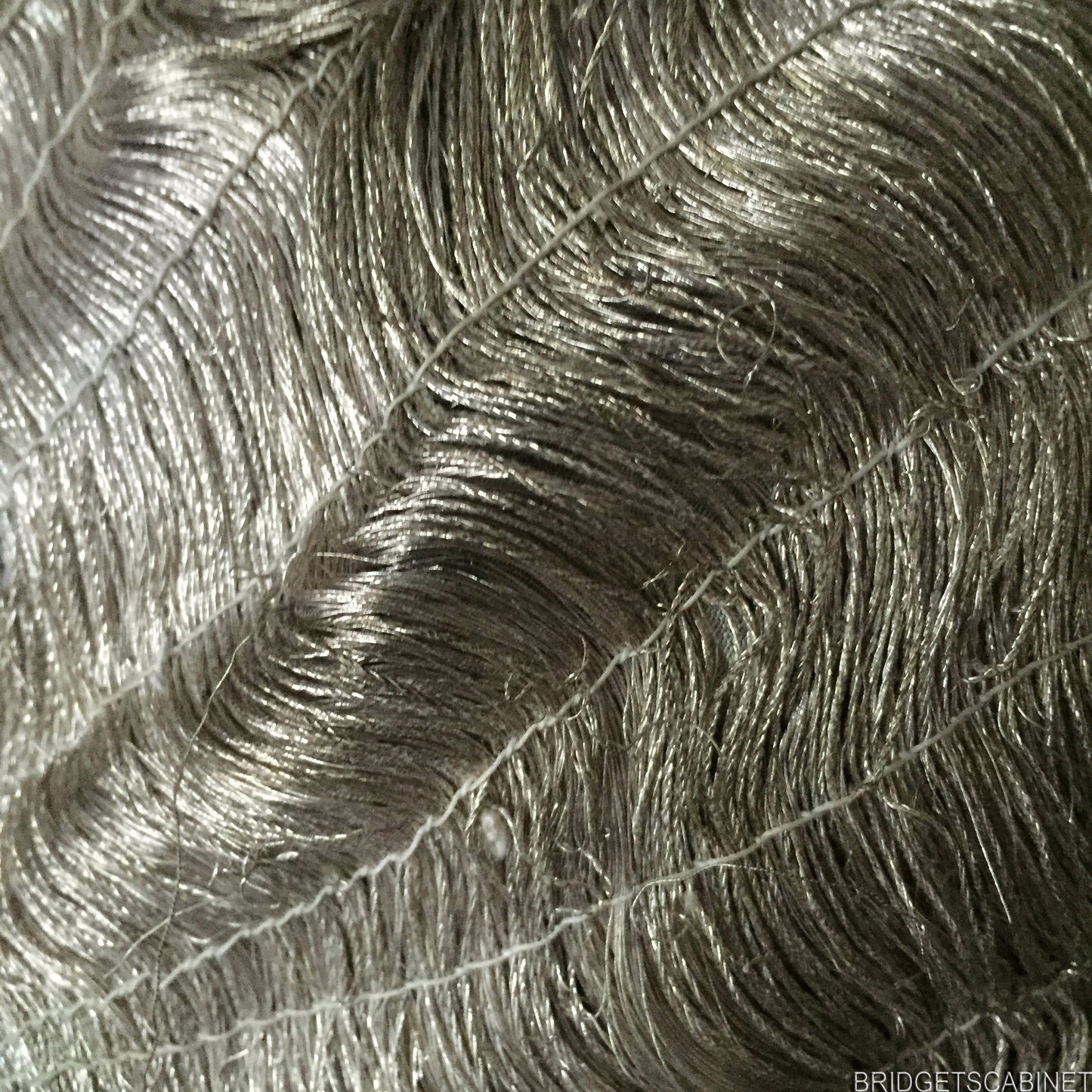 1920s Metal Bullion Flapper Wig