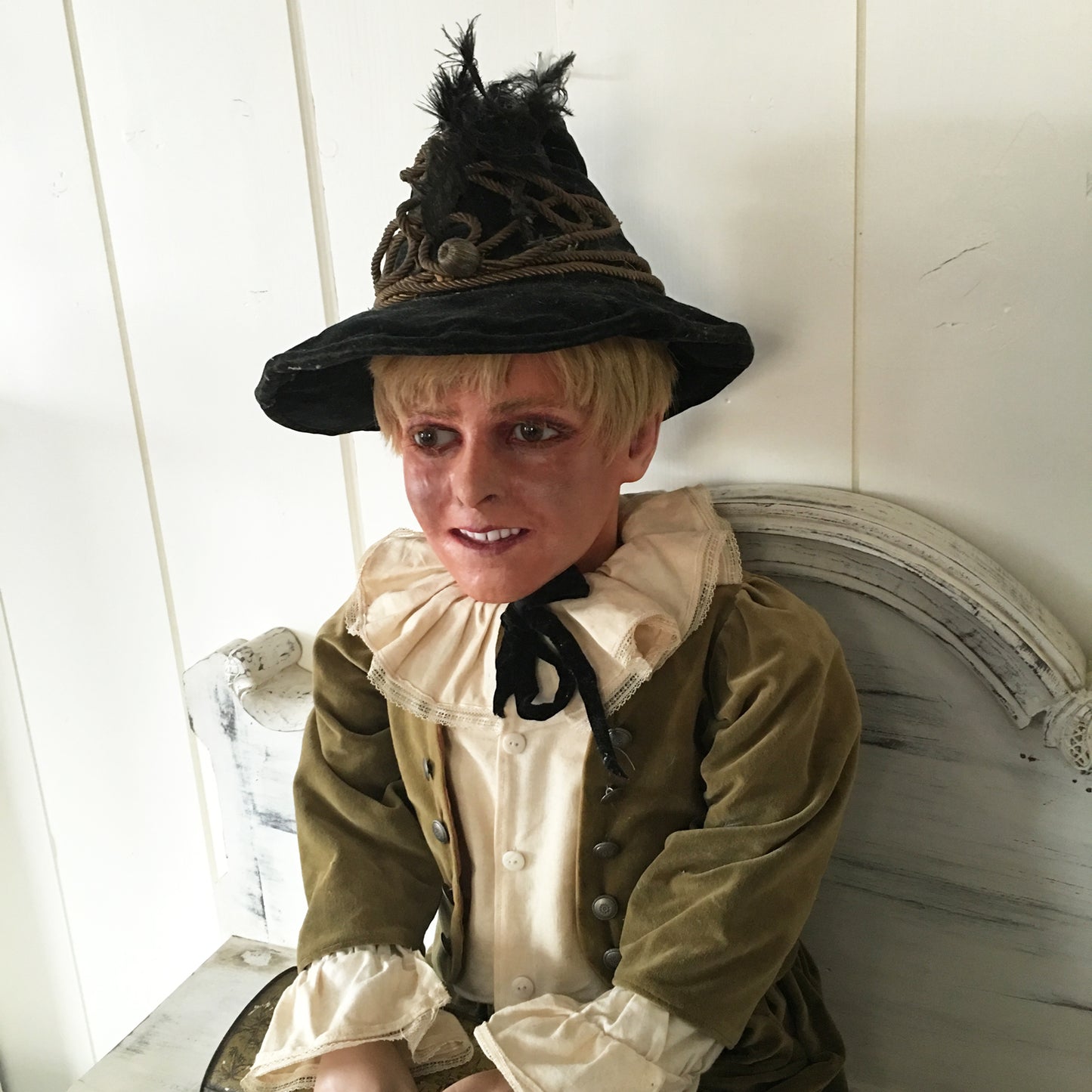 1900s Wax Victorian Boy Doll