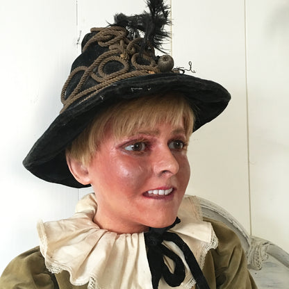 1900s Wax Victorian Boy Doll