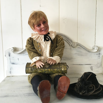 1900s Wax Victorian Boy Doll