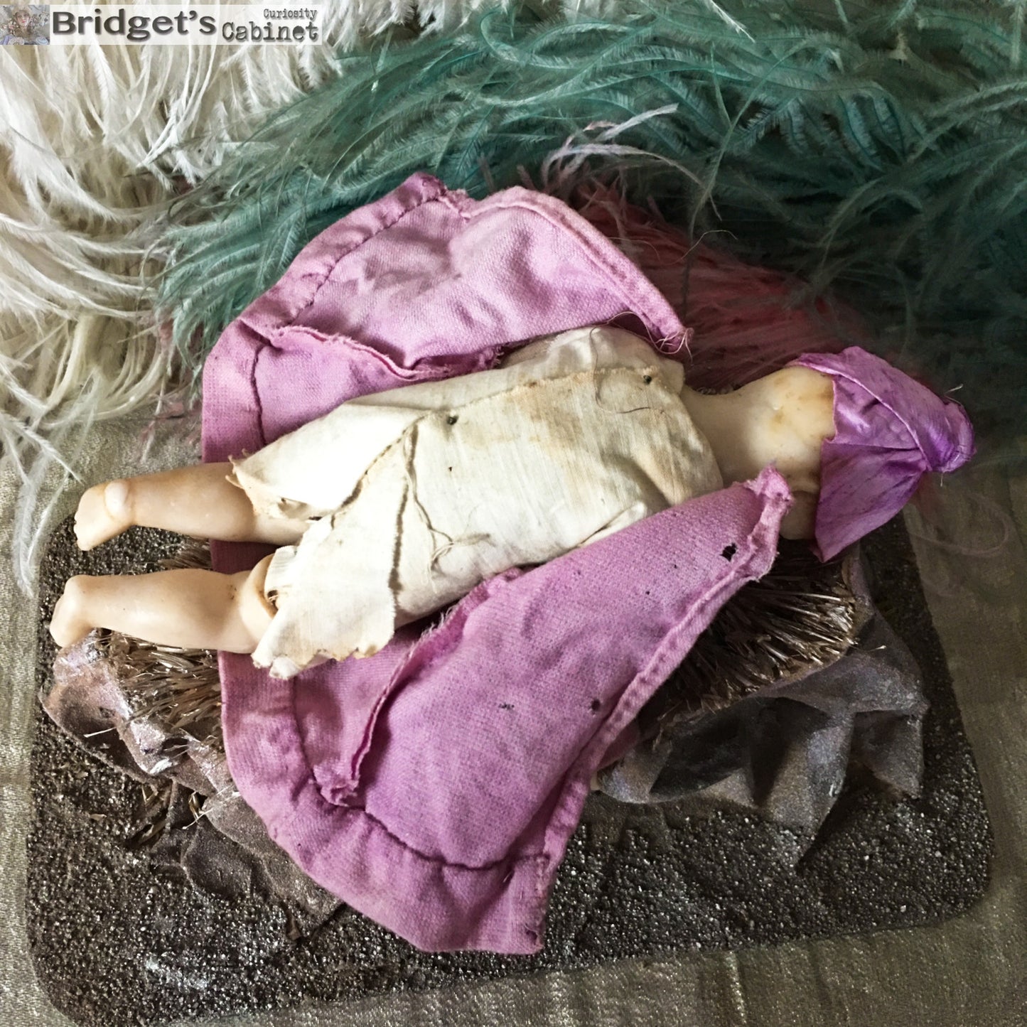 1900s Baby Jesus Wax Child Doll
