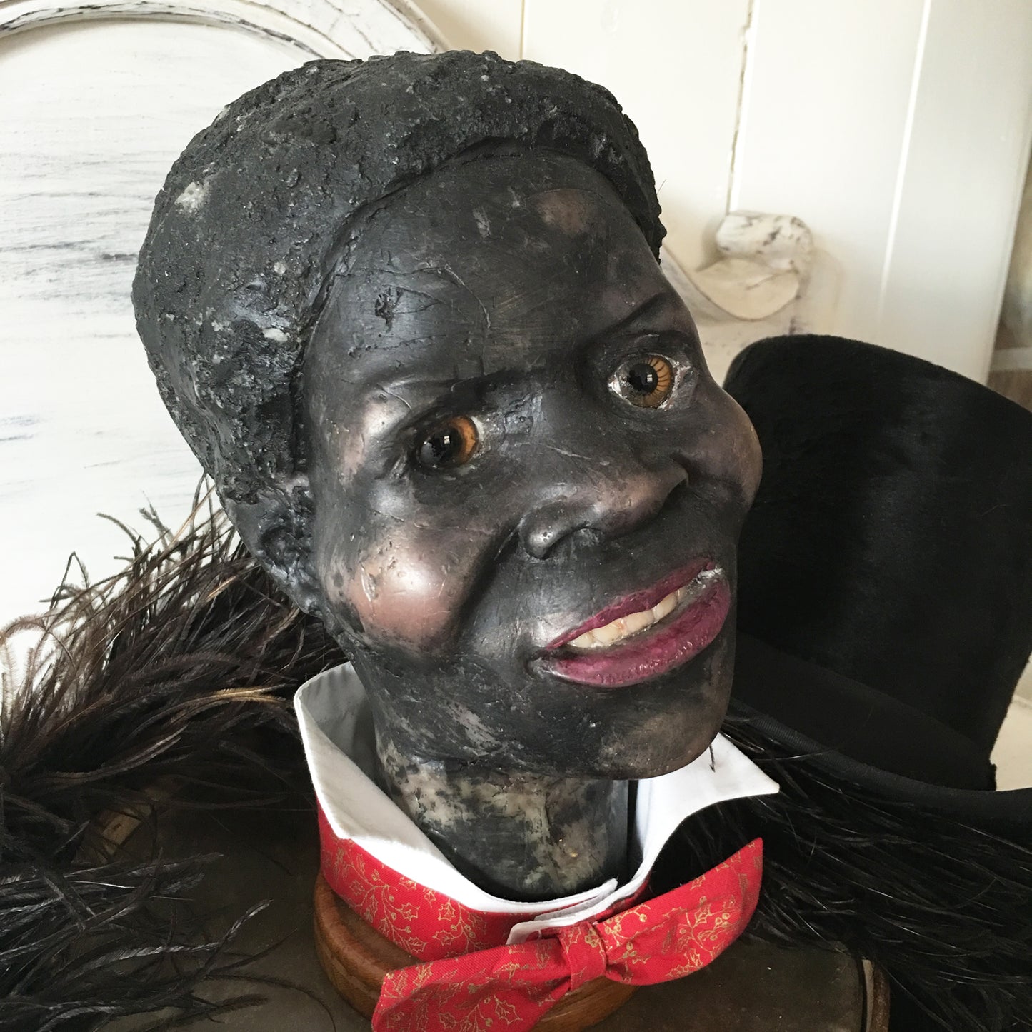 1930s Wax Head Glass Eyes