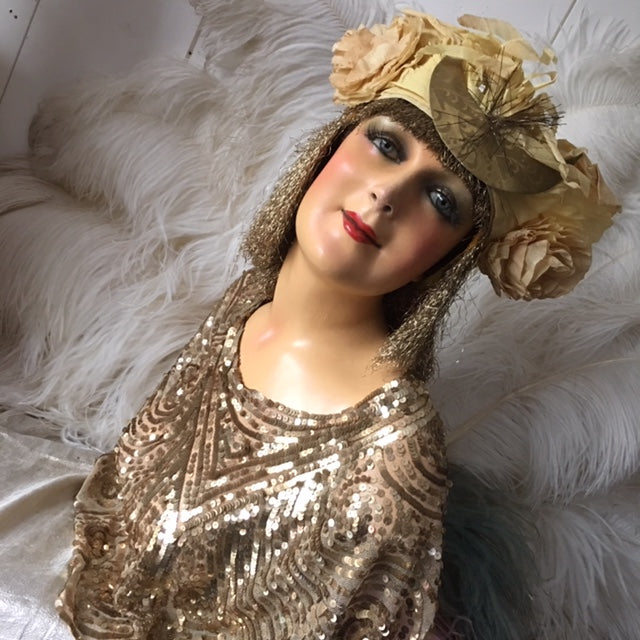 1920s P. Imans Wax Bust