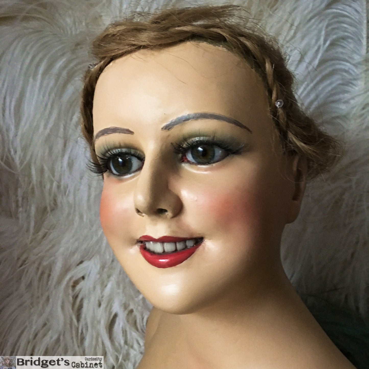 1920 Wax Child Bust