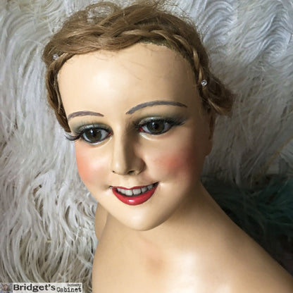1920 Wax Child Bust