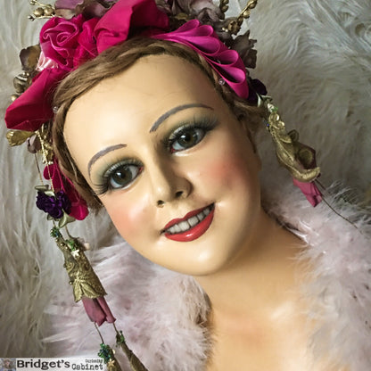 1920 Wax Child Bust