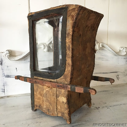 19th C. Large Doll Sedan Chair