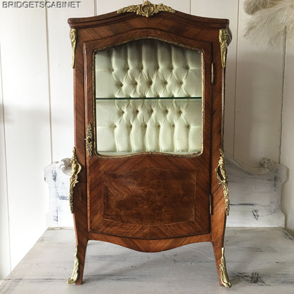 Antique French Doll Display Cabinet