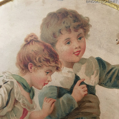 1890s Tambourine Candy Container Doll