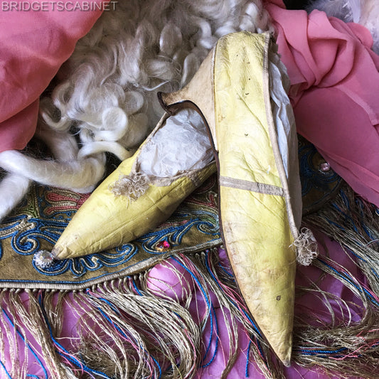 18th Century Leather Marie-Antoinette Shoes