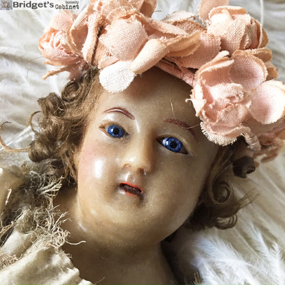 1900s Baby Jesus Wax Child
