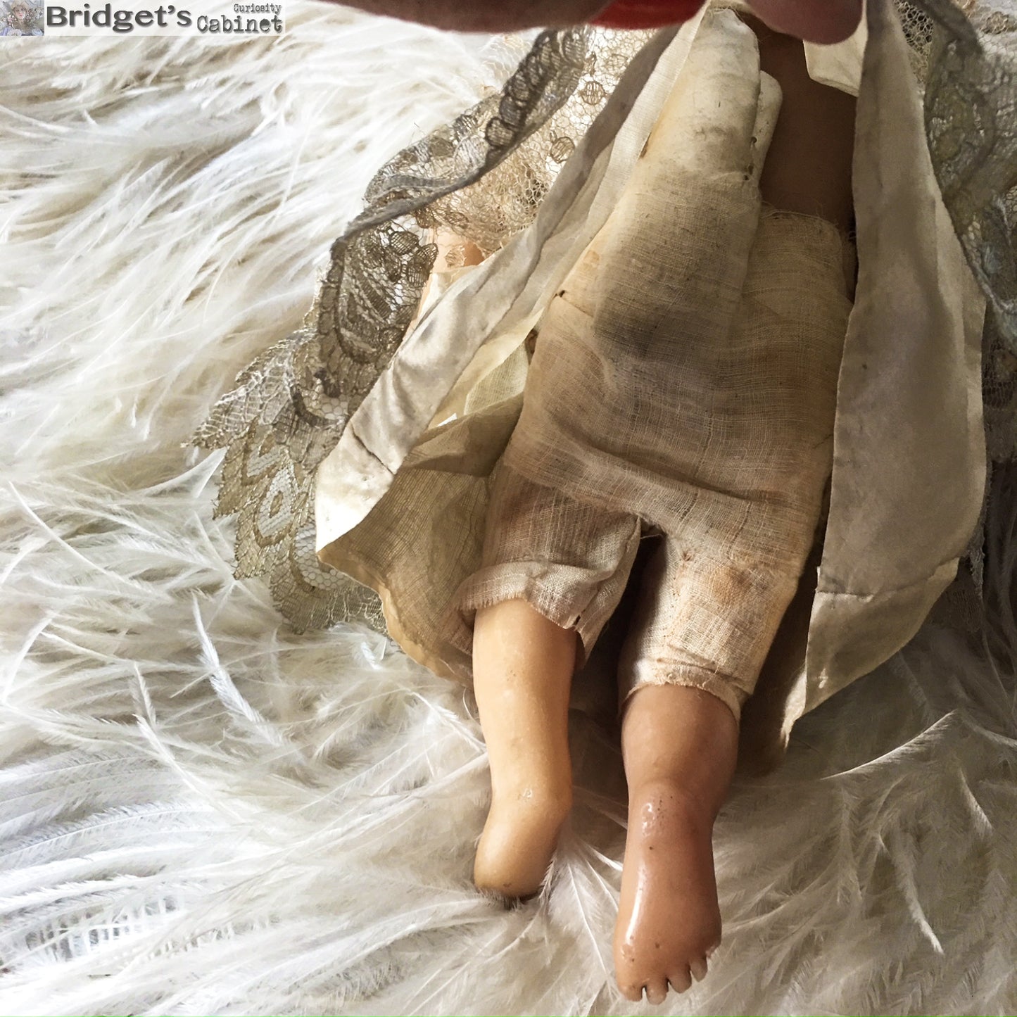 1900s Baby Jesus Wax Child