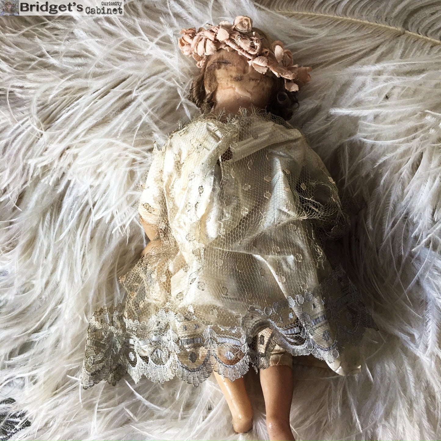 1900s Baby Jesus Wax Child