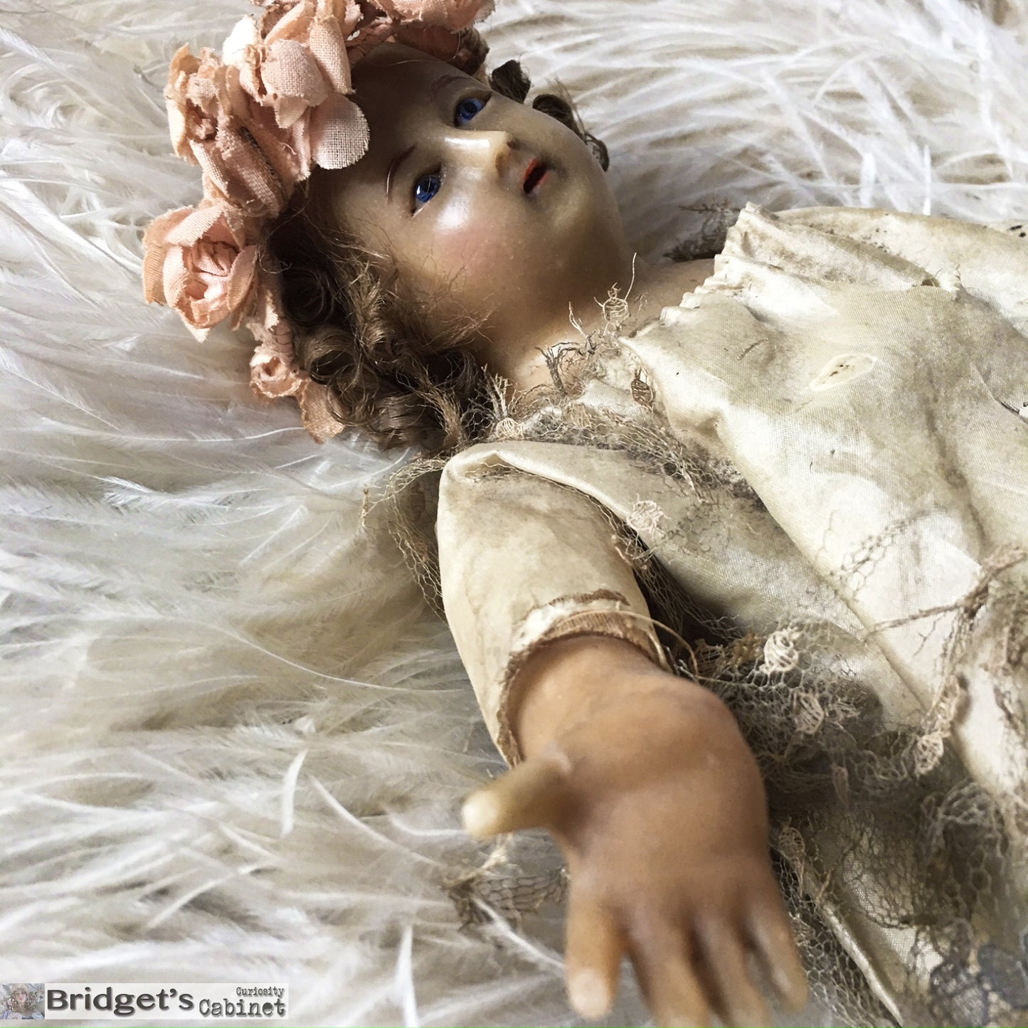 1900s Baby Jesus Wax Child
