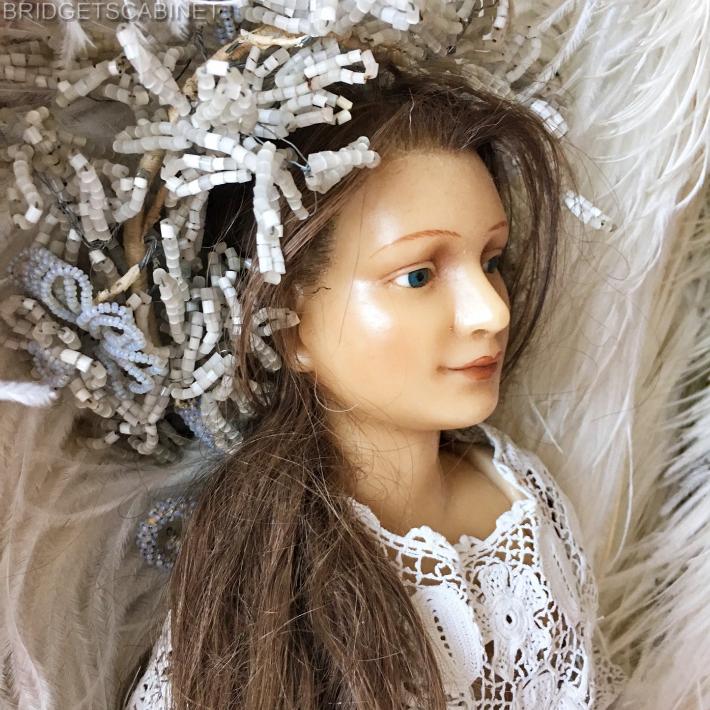 1900s Countertop Salesman Display Doll