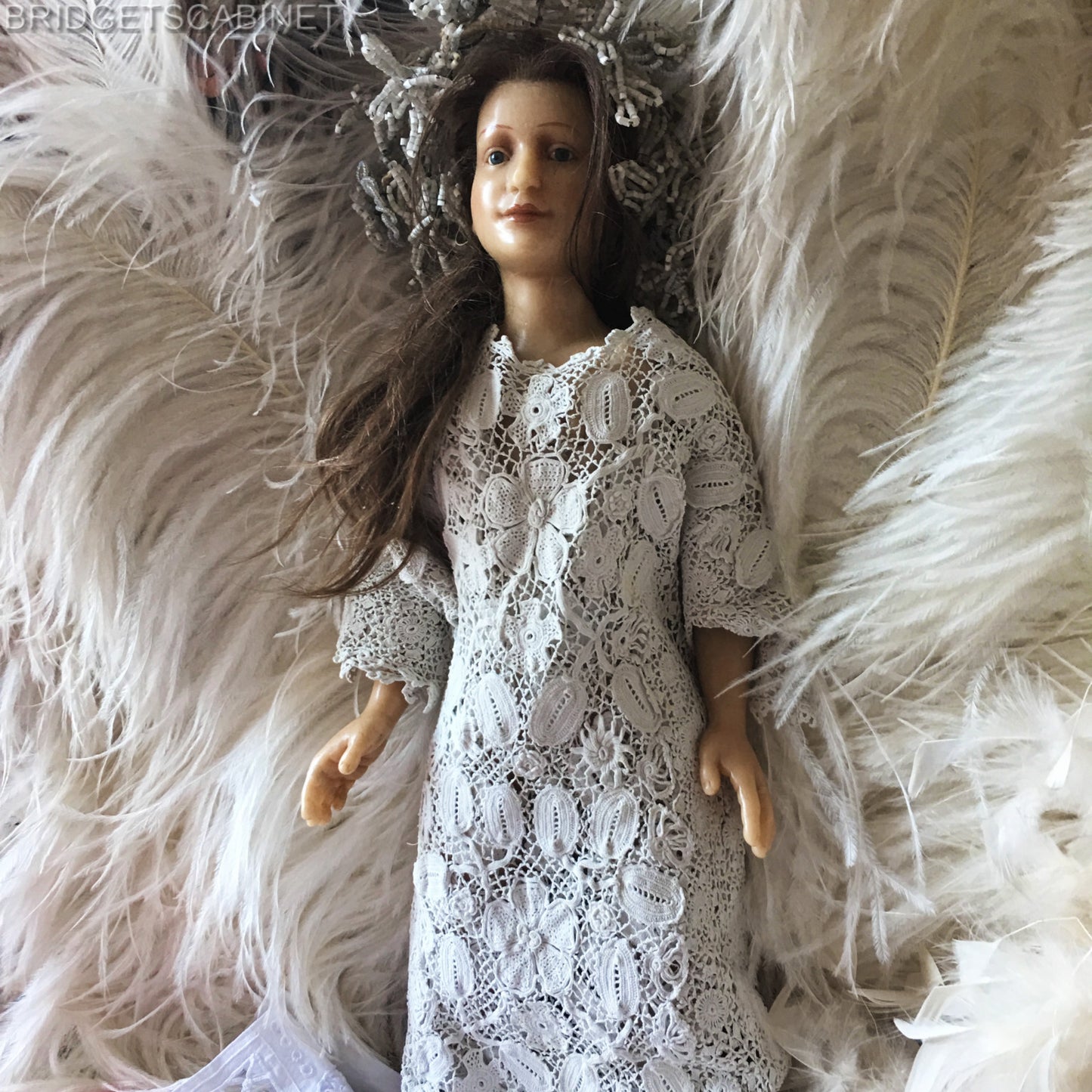 1900s Countertop Salesman Display Doll