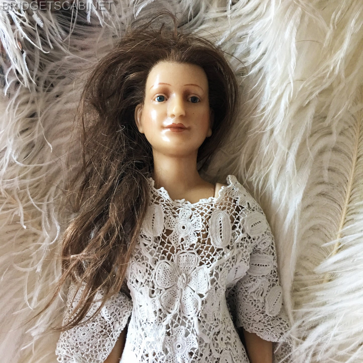 1900s Countertop Salesman Display Doll