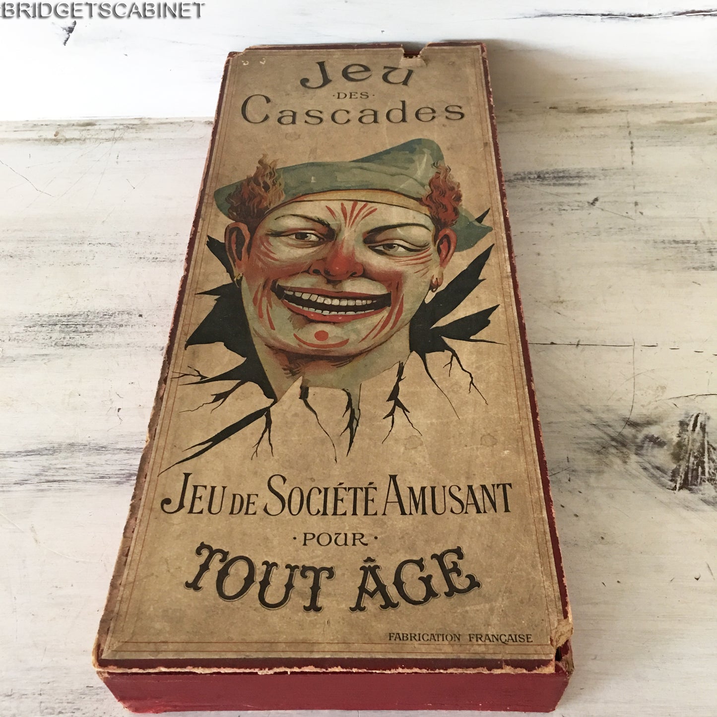 Antique Jeu des Cascades Toy Game Doll