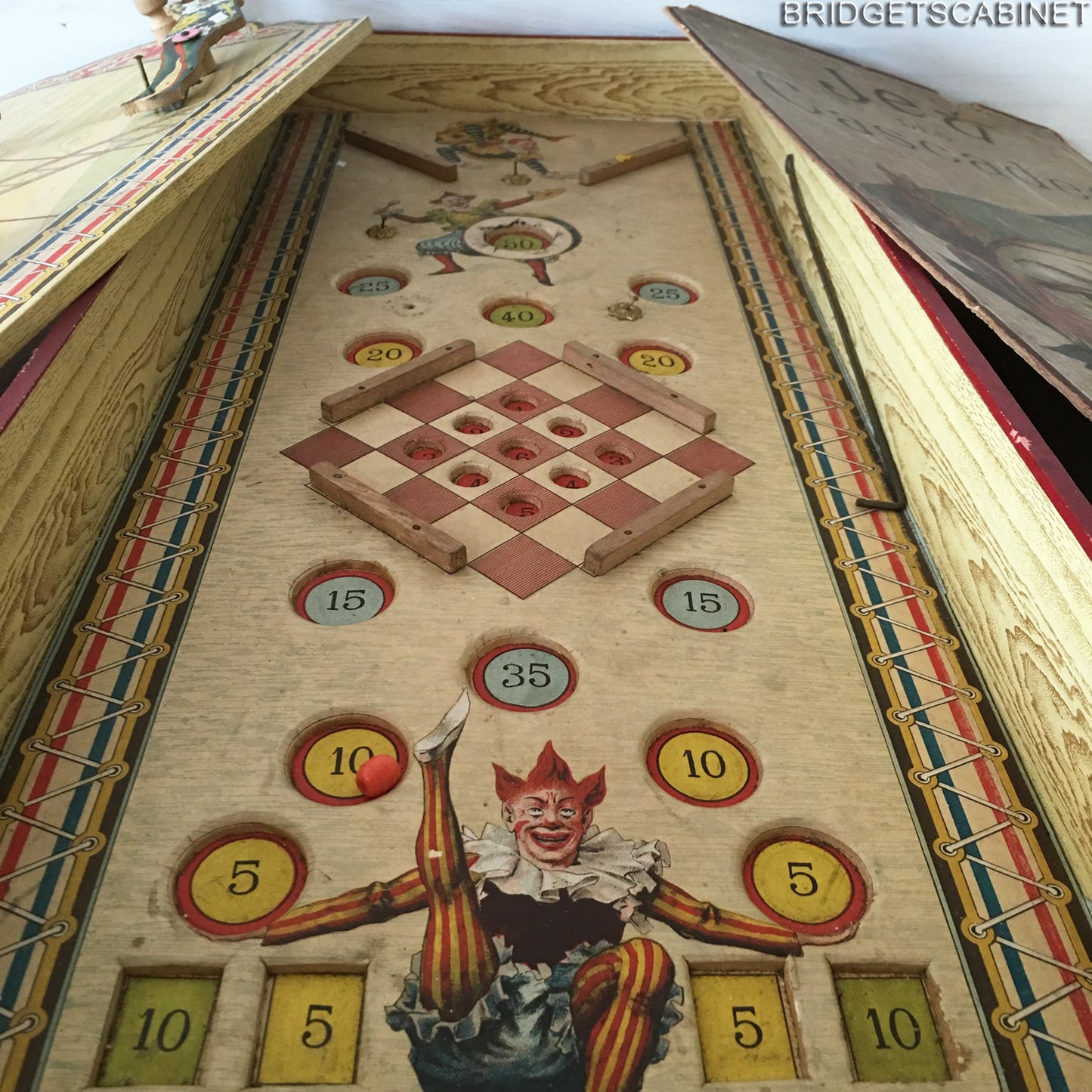 Antique Jeu des Cascades Toy Game Doll