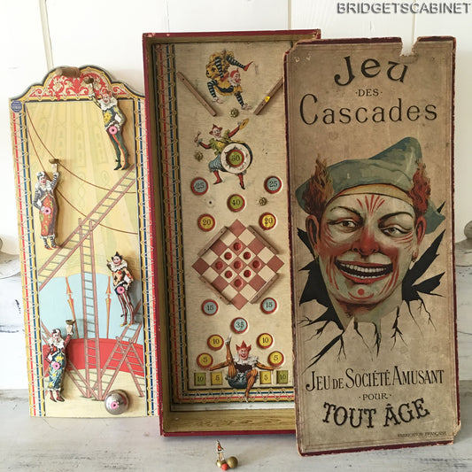 Antique Jeu des Cascades Toy Game Doll
