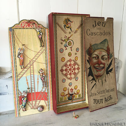 Antique Jeu des Cascades Toy Game Doll