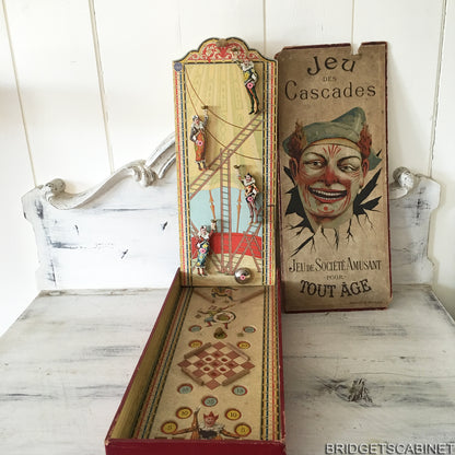 Antique Jeu des Cascades Toy Game Doll