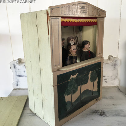 1930s French "Floral" Theater 6 Puppets