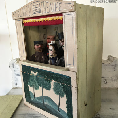 1930s French "Floral" Theater 6 Puppets