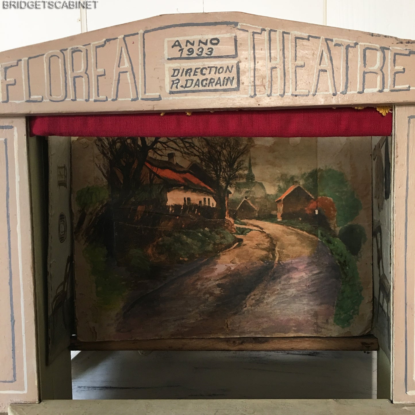 1930s French "Floral" Theater 6 Puppets