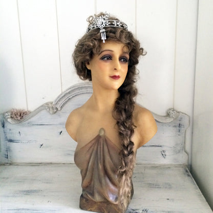 1920s Wax Bust Art