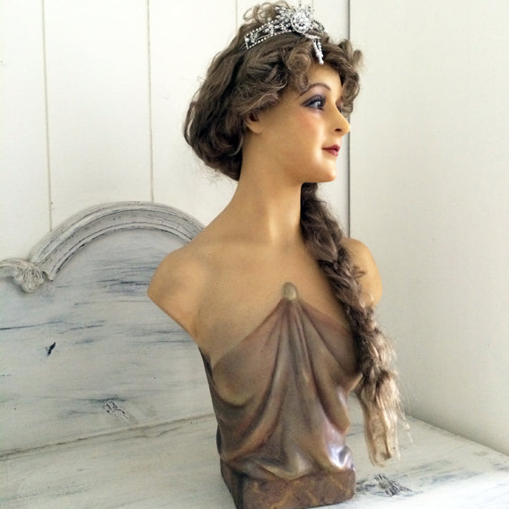 1920s Wax Bust Art