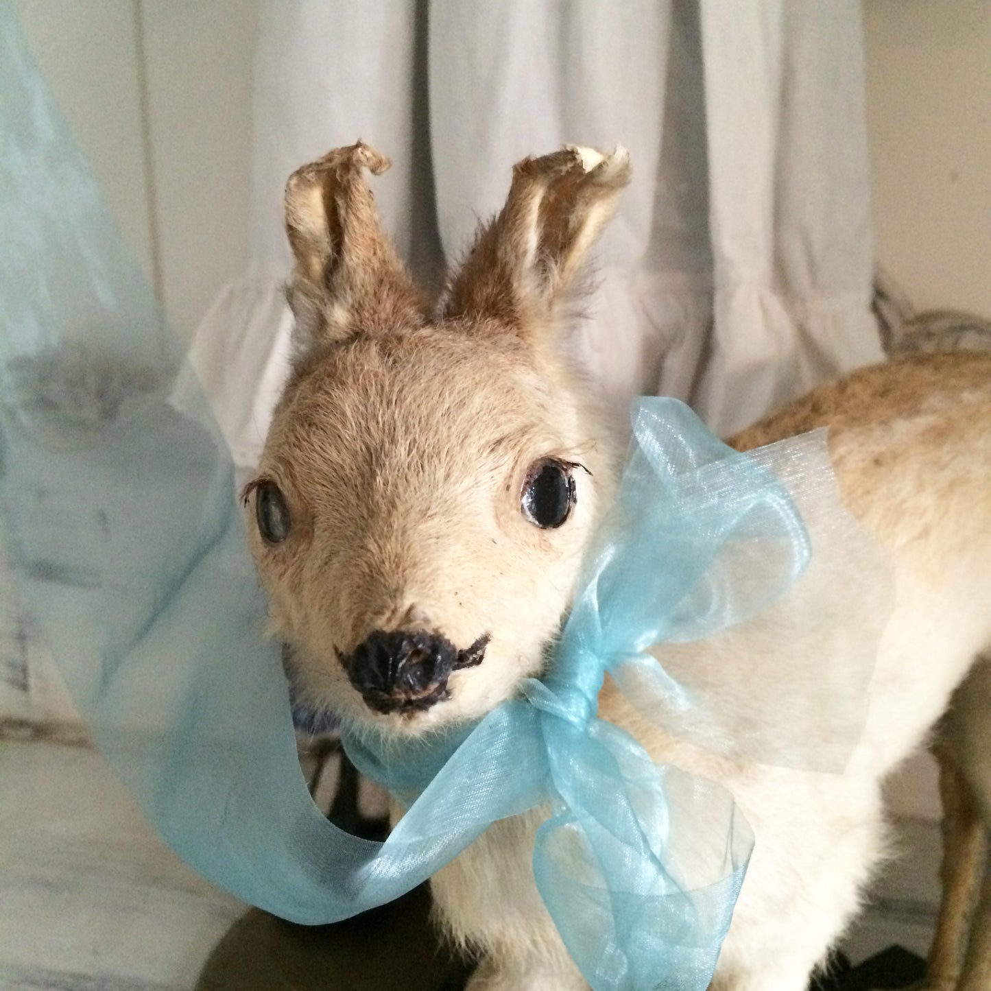 1920s German Pull Toy Baby Fawn Doll