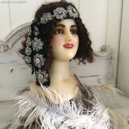 1920s French Wax Girl Bust