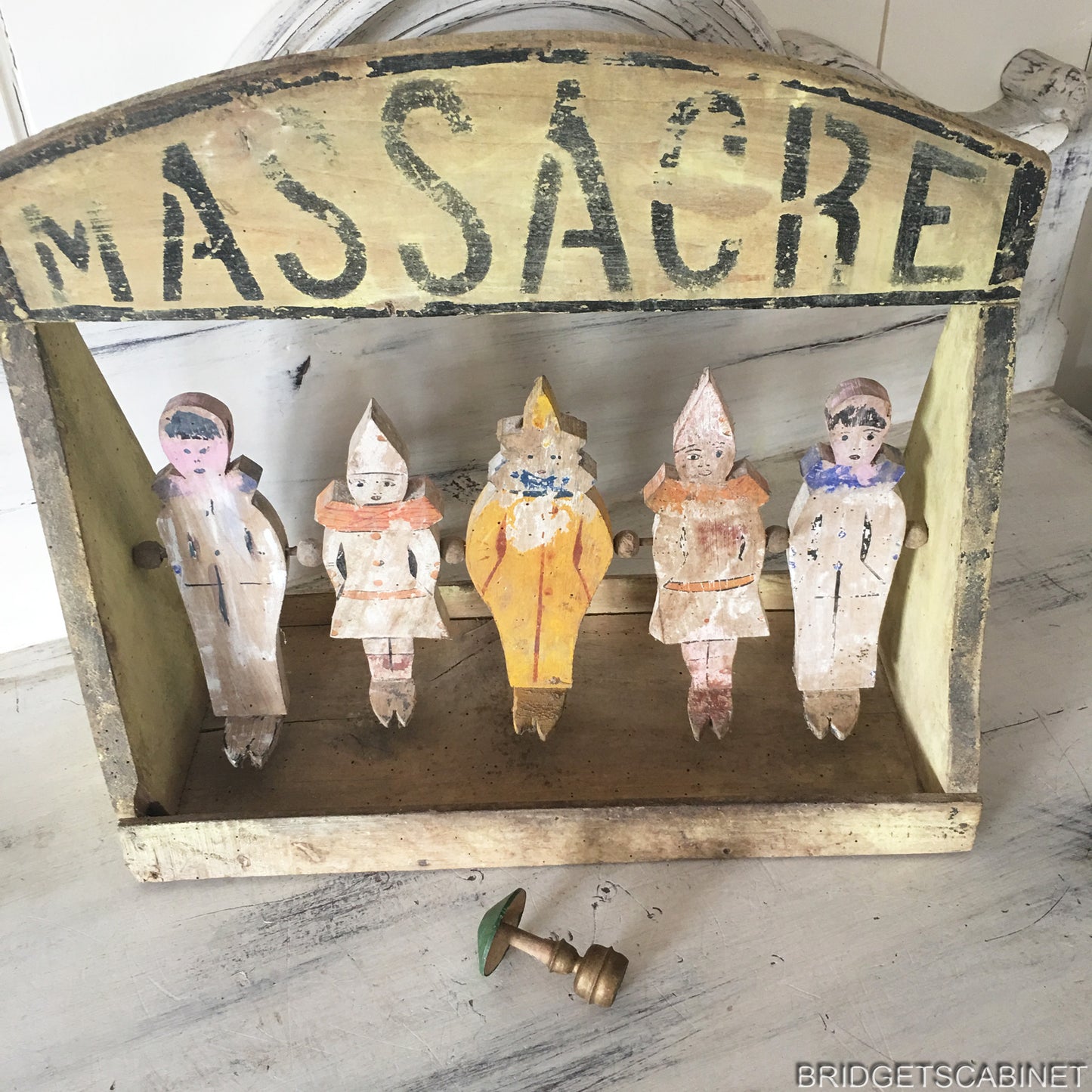 1900s French Jeu de Massacre Game Toy