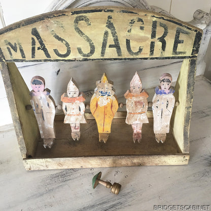 1900s French Jeu de Massacre Game Toy
